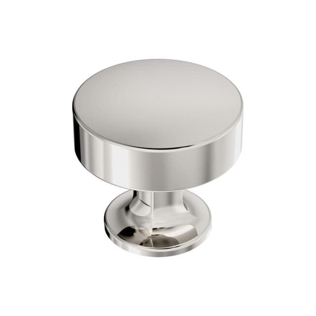Amerock Everett Series Polished Nickel 1-5/16 in (33 mm) Diameter Knob, - BP37102PN