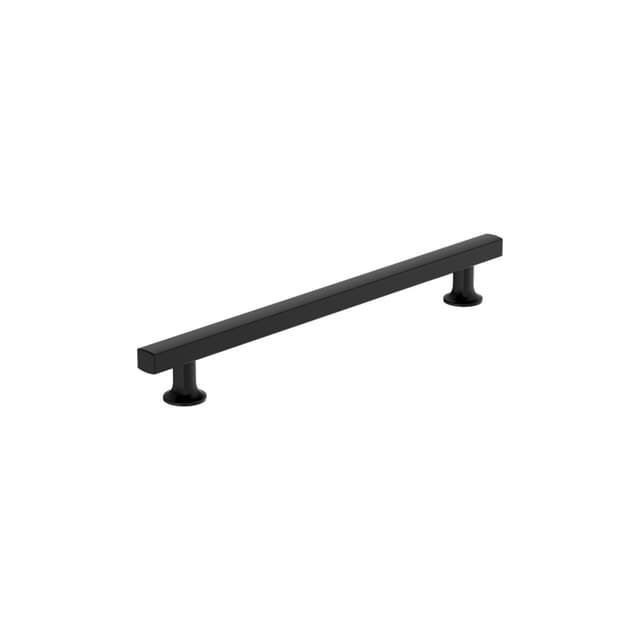 Amerock Everett Series 8-13/16 in (224 mm) Center to Center Matte Black Pull, -BP37108MB