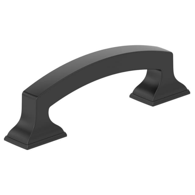 Amerock Incisive Series 3 in (76 mm) Center to Center Matte Black Pull, BP37120MB