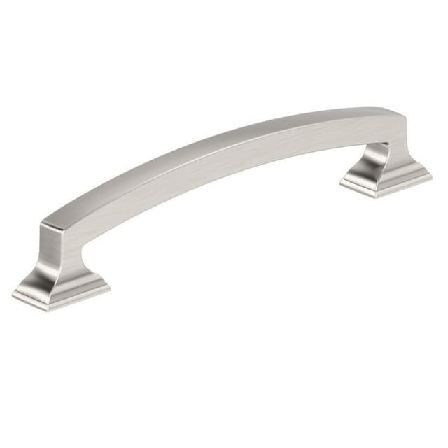 Amerock Incisive Series 5-1/16 in (128 mm) Center to Center Satin Nickel Pull, BP37122G10
