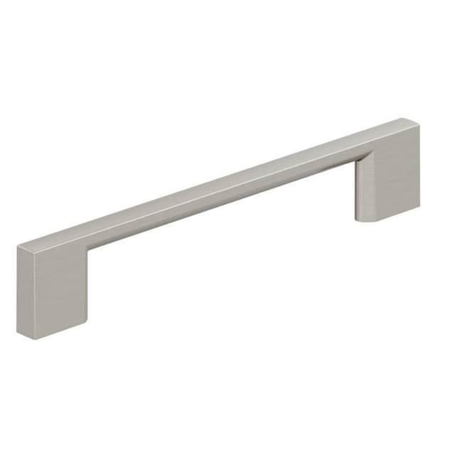Amerock Cityscape Series 5-1/16 in (128 mm) Center to Center Satin Nickel Pull, -BP37132G10
