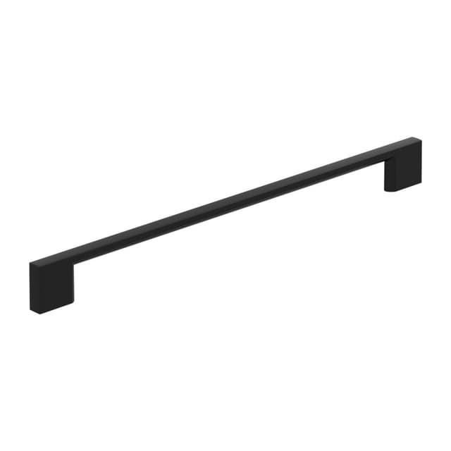 Amerock Cityscape Series 10-1/16 in (256 mm) Center to Center Matte Black Pull, -BP37135MB