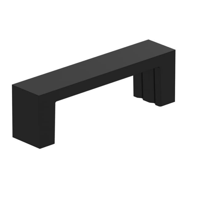 Amerock Augment Series 3 in (76 mm) Center to Center Matte Black Pull, -BP37150MB