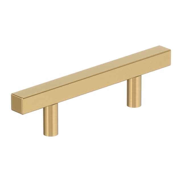 Amerock Bar Pull Square Series 3 in (76 mm) Center to Center Champagne Bronze Pull, -BP37175CZ