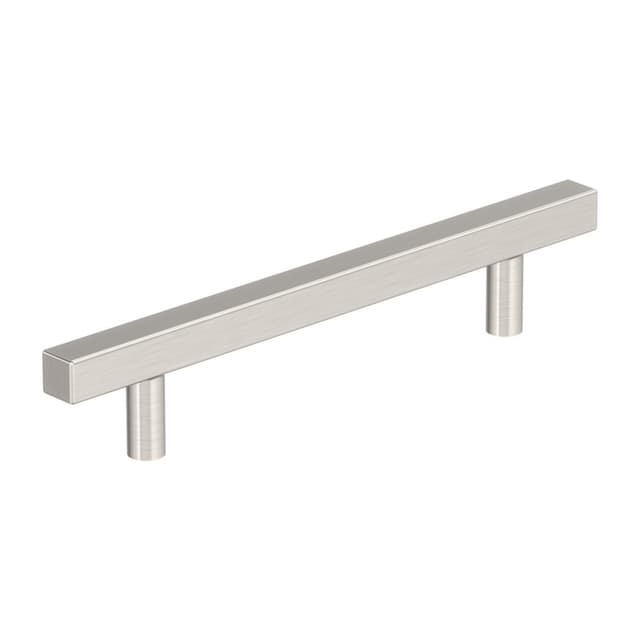 Amerock Bar Pull Square Series 5-1/16 in (128 mm) Center to Center Satin Nickel Pull, -BP37177G10