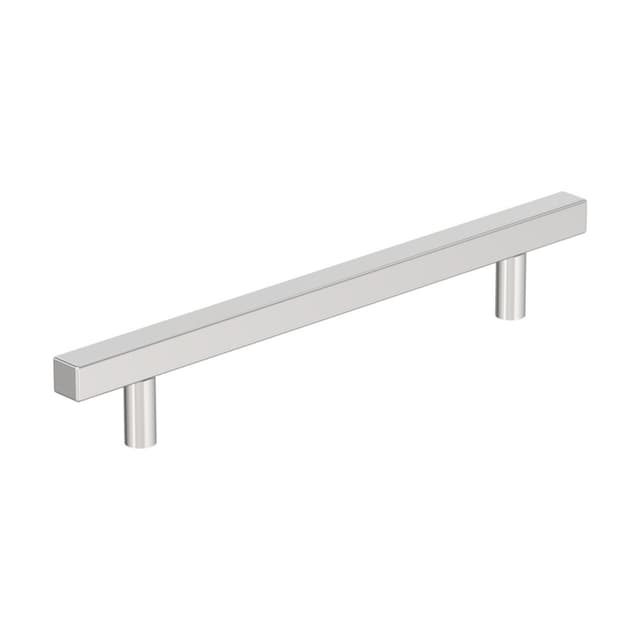 Amerock Bar Pull Square Series 5-1/16 in (128 mm) Center to Center Polished Chrome Pull, -BP3717826