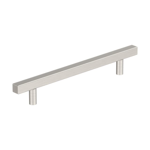 Amerock Bar Pull Square Series 5-1/16 in (128 mm) Center to Center Satin Nickel Pull, -BP37178G10