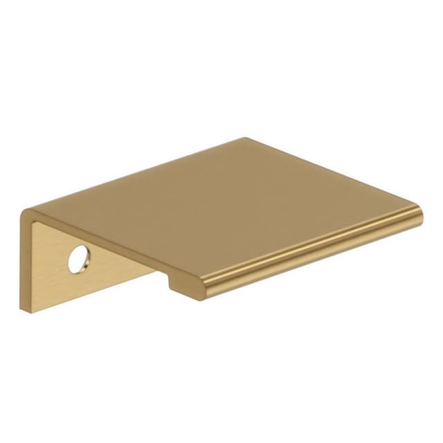 Amerock Streamline II Series 1 in (25 mm) Center to Center Champagne Bronze Edge Pull, BP37190CZ