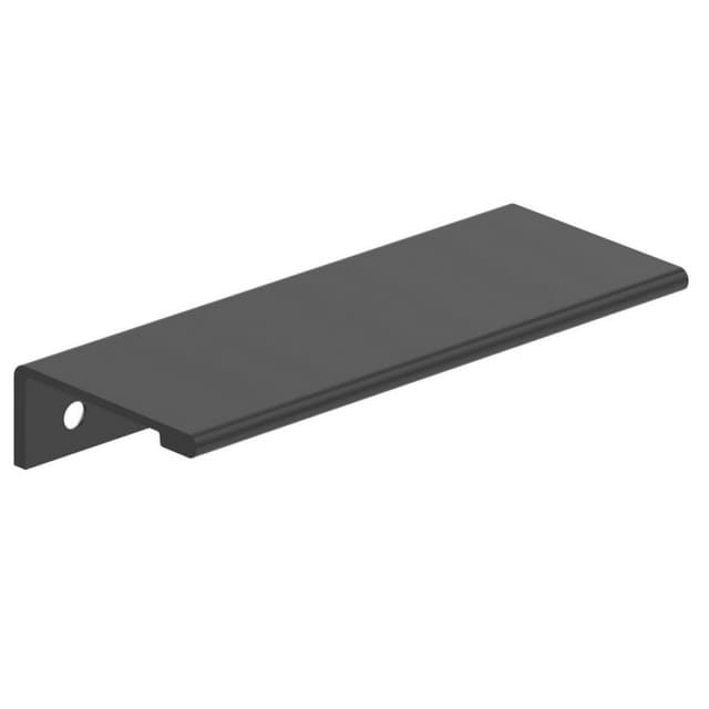 Amerock Streamline II Series 3-3/16 in (81 mm) Center to Center Matte Black Edge Pull, BP37192MB