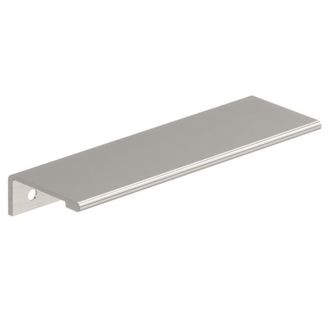 Amerock Streamline II Series 4-3/16 in (106 mm) Center to Center Satin Nickel Edge Pull, BP37193G10