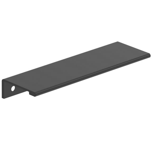 Amerock Streamline II Series 4-3/16 in (106 mm) Center to Center Matte Black Edge Pull, BP37193MB