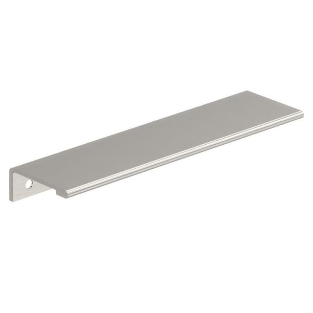 Amerock Streamline II Series 5-3/16 in (132 mm) Center to Center Satin Nickel Edge Pull, BP37194G10