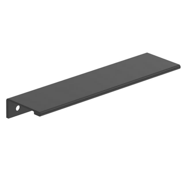 Amerock Streamline II Series 5-3/16 in (132 mm) Center to Center Matte Black Edge Pull, BP37194MB