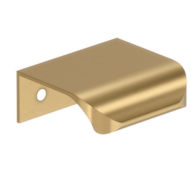 Amerock Streamline Tab Series 1 in (25 mm) Center to Center Champagne Bronze Edge Pull, -BP37200CZ