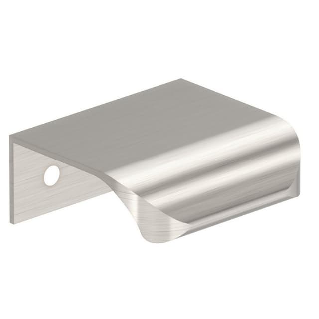 Amerock Streamline Tab Series 1 in (25 mm) Center to Center Satin Nickel Edge Pull, -BP37200G10