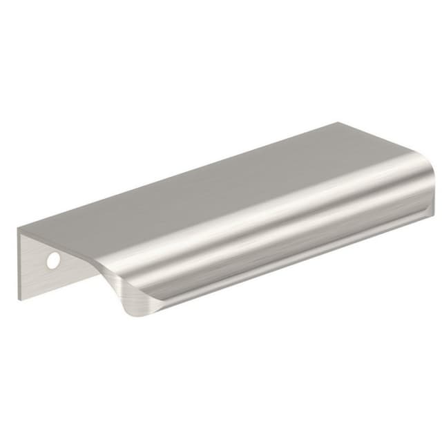 Amerock Streamline Tab Series 3-3/16 in (81 mm) Center to Center Satin Nickel Edge Pull, -BP37202G10