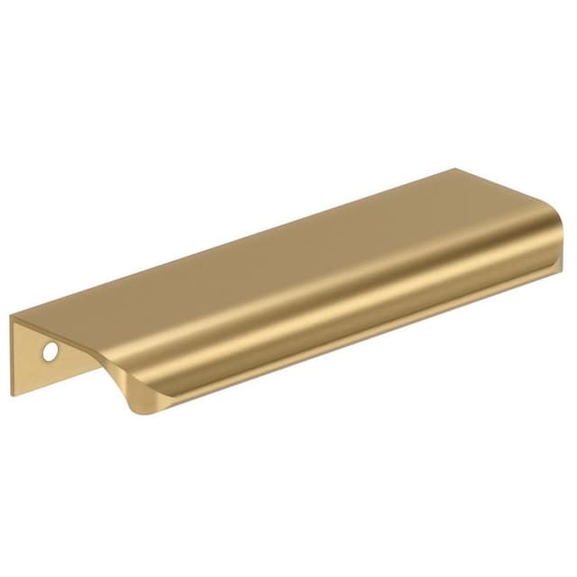 Amerock Streamline Tab Series 4-3/16 in (106 mm) Center to Center Champagne Bronze Edge Pull, -BP37203CZ