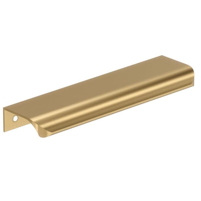 Amerock Streamline Tab Series 5-3/16 in (132 mm) Center to Center Champagne Bronze Edge Pull, -BP37204CZ