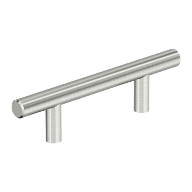 Amerock Bar Pull Hollow Series 3 in (76 mm) Center to Center Stainless Steel Bar Pull, -BP37240SS