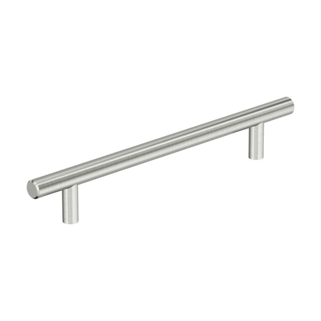 Amerock Bar Pull Hollow Series 6-5/16 in (160 mm) Center to Center Stainless Steel Bar Pull, -BP37243SS