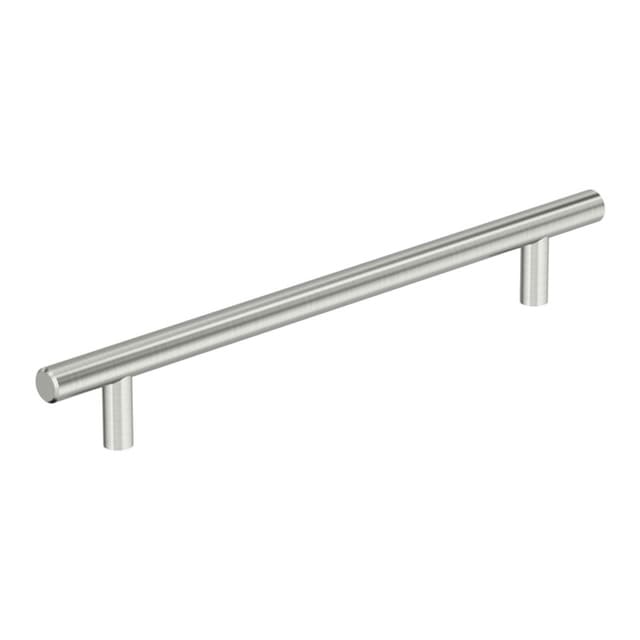 Amerock Bar Pull Hollow Series 7-9/16 in (192 mm) Center to Center Stainless Steel Bar Pull, -BP37244SS