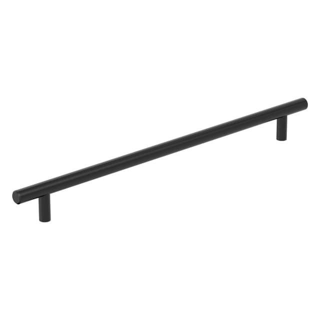 Amerock Bar Pull Hollow Series 11-5/16 in (287 mm) Center to Center Matte Black Bar Pull, -BP37247MB