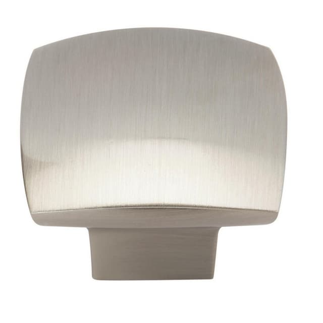 Amerock Sunset Series Satin Nickel 1-3/16 in (30 mm) L x 1-3/16 in (30 mm) W Knob, BP37295G10