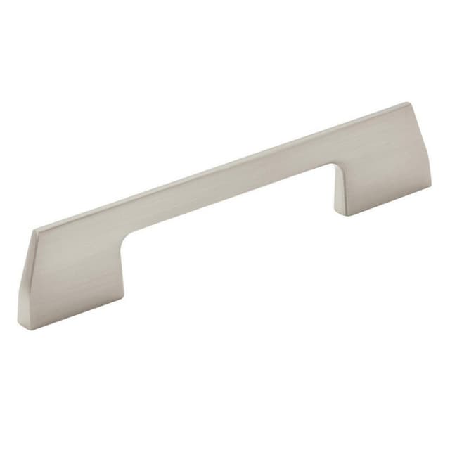 Amerock Angle Series 3-3/4 in (96 mm) Center to Center Satin Nickel Pull, BP37300G10