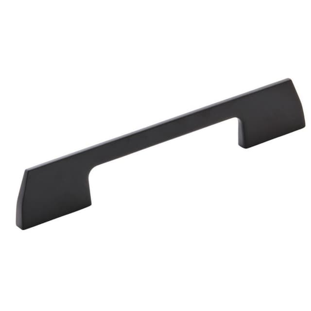 Amerock Angle Series 5-1/16 in (128 mm) Center to Center Matte Black Pull, BP37301MB