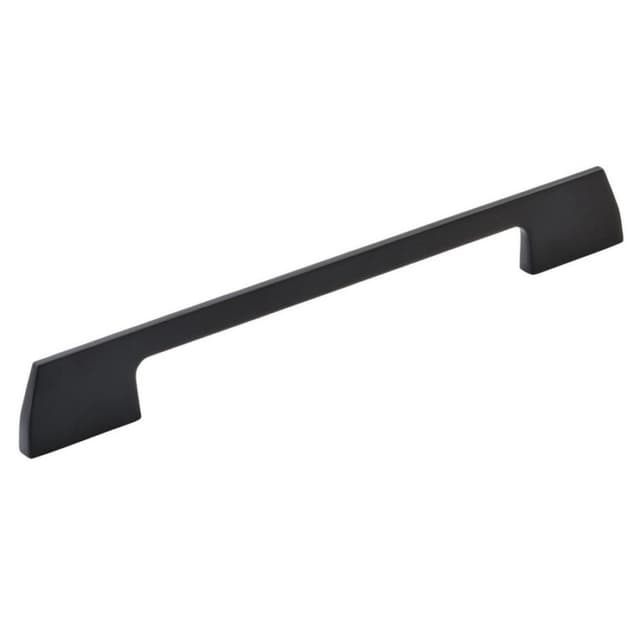Amerock Angle Series 7-9/16 in (192 mm) Center to Center Matte Black Pull, BP37302MB