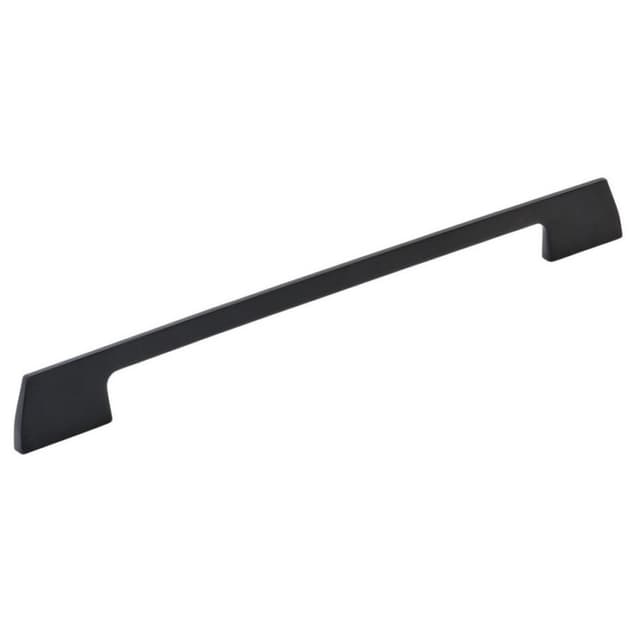 Amerock Angle Series 10-1/16 in (256 mm) Center to Center Matte Black Pull, BP37303MB
