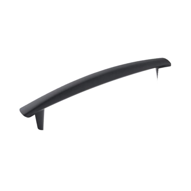 Amerock Willow Series 5-1/16 in (128 mm) Center to Center Matte Black Pull, -BP37311MB