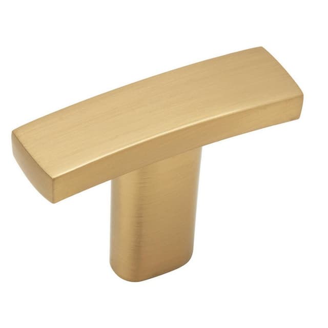 Amerock Valor Series Champagne Bronze 1-7/16 in (37 mm) L x 7/16 in (11 mm) W Knob, BP37320CZ