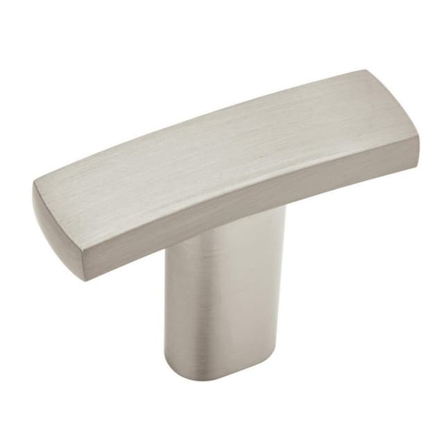 Amerock Valor Series Satin Nickel 1-7/16 in (37 mm) L x 7/16 in (11 mm) W Knob, BP37320G10