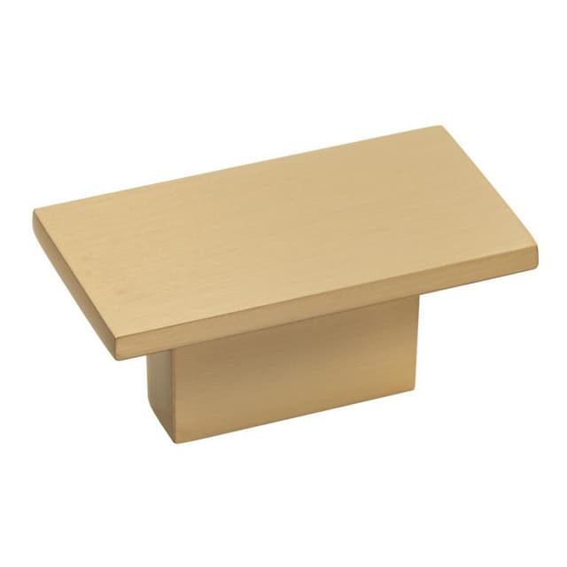 Amerock Prominence Series Champagne Bronze 1-9/16 in (40 mm) L x 7/8 in (22 mm) W Knob, -BP37321CZ