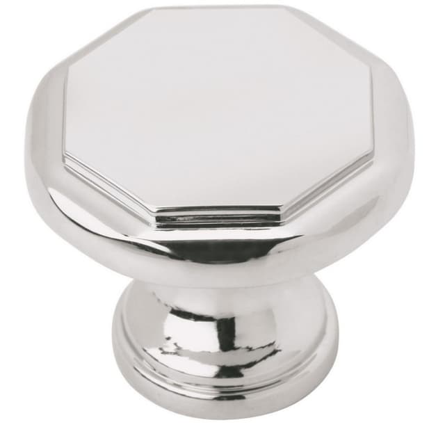 Amerock Torrance Series Polished Chrome 1-3/16 in (30 mm) Diameter Knob, - BP3733526