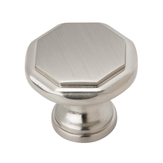 Amerock Torrance Series Satin Nickel 1-3/16 in (30 mm) Diameter Knob, - BP37335G10