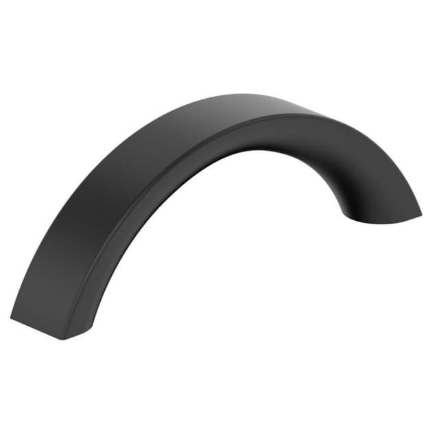 Amerock Parabolic Series 3 in (76 mm) Center to Center Matte Black Pull, BP37345MB