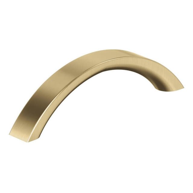 Amerock Parabolic Series 3-3/4 in (96 mm) Center to Center Champagne Bronze Pull, BP37346CZ