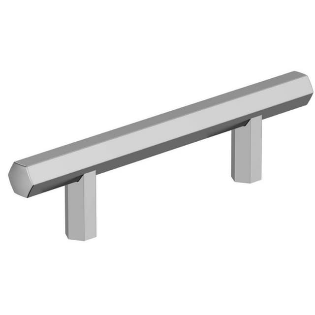 Amerock Caliber Series 3 in (76 mm) Center to Center Polished Chrome Bar Pull, -BP3736526