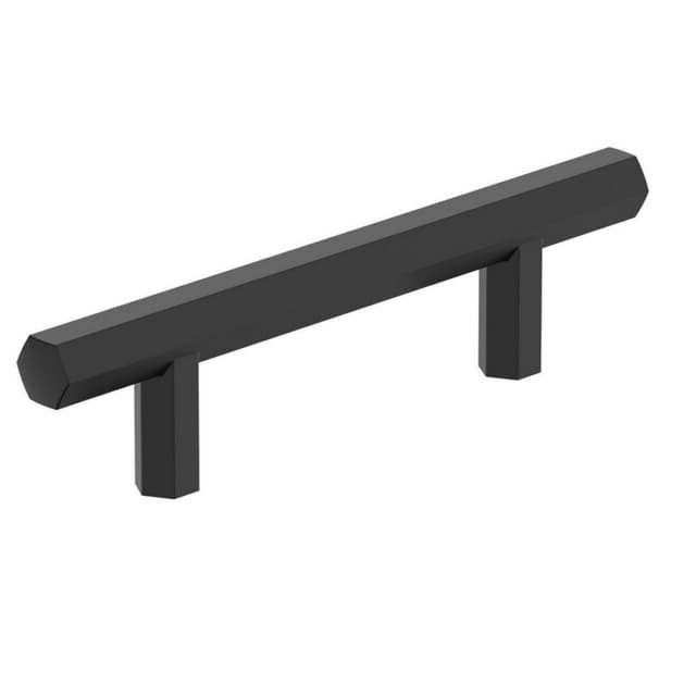 Amerock Caliber Series 3 in (76 mm) Center to Center Matte Black Bar Pull, -BP37365FB