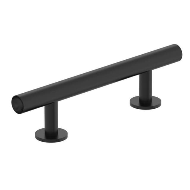 Amerock Radius Series 3 in (76 mm) Center to Center Matte Black Bar Pull, -BP37390FB