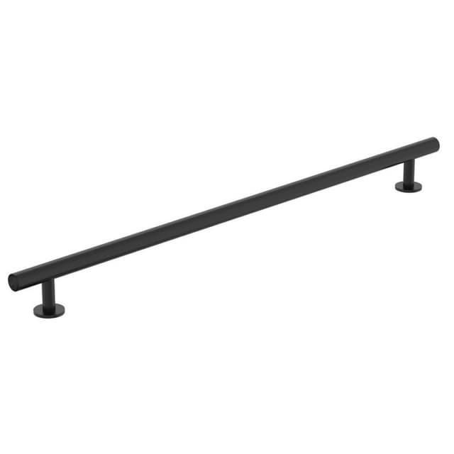 Amerock Radius Series 12-5/8 in (320 mm) Center to Center Matte Black Bar Pull, -BP37391FB