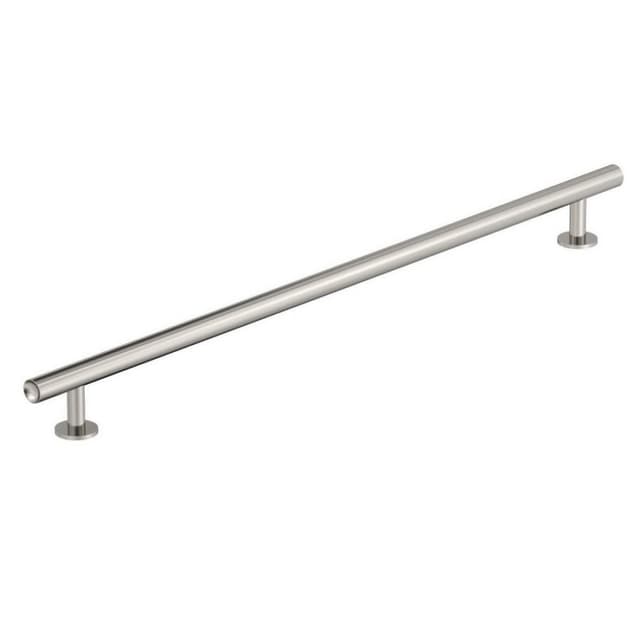 Amerock Radius Series 12-5/8 in (320 mm) Center to Center Polished Nickel Bar Pull, BP37391PN
