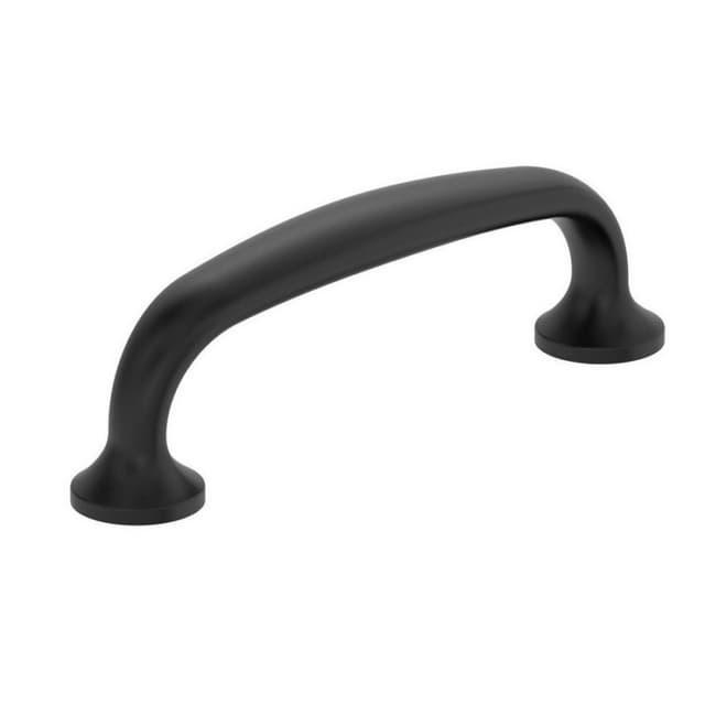 Amerock Renown Series 3 in (76 mm) Center to Center Matte Black Pull, -BP37395FB