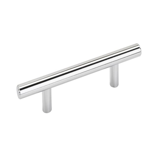 Amerock Bar Pulls Series 3 in (76 mm) Center to Center Polished Chrome Pull, -BP4051526