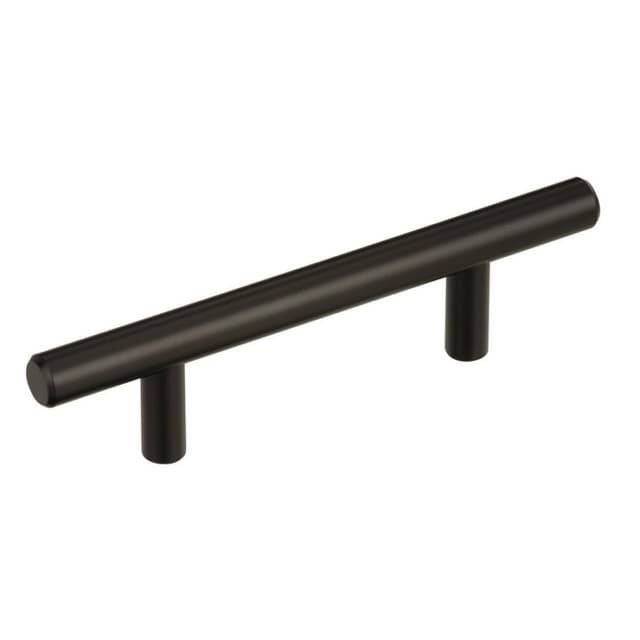 Amerock Bar Pulls Series 3 in (76 mm) Center to Center Black Bronze Pull, -BP40515BBR