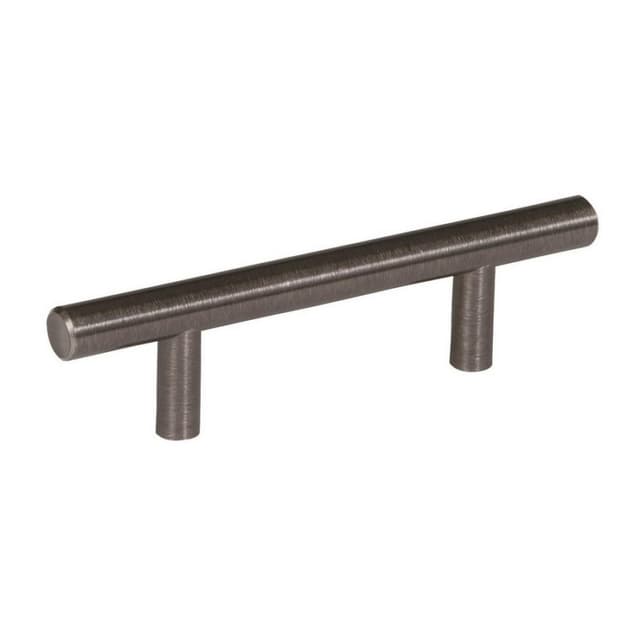 Amerock Bar Pulls Series 3 in (76 mm) Center to Center Gunmetal Pull, -BP40515GM