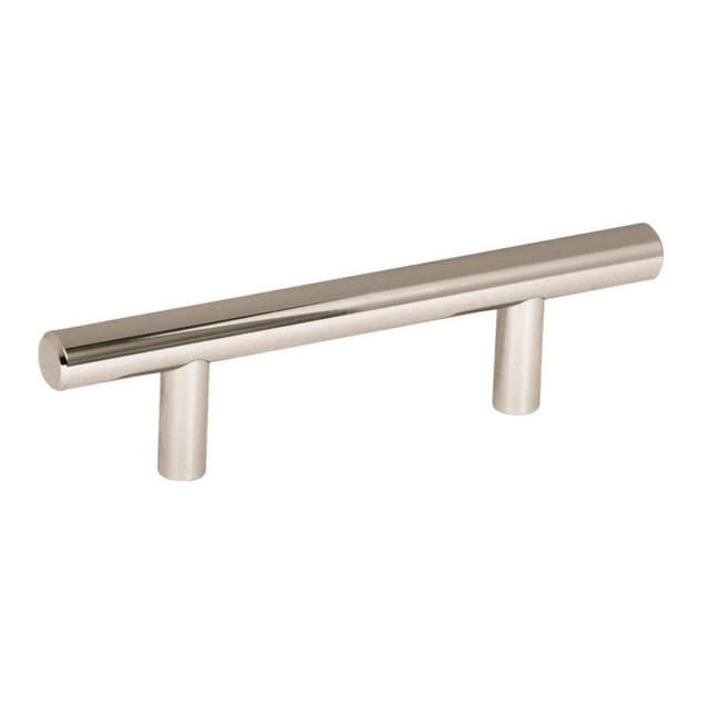 Amerock Bar Pulls Series 3 in (76 mm) Center to Center Polished Nickel Pull, -BP40515PN