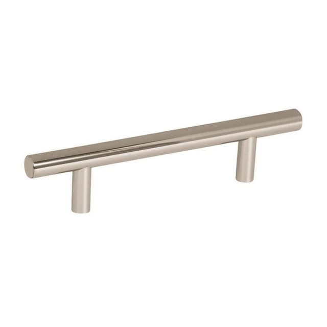 Amerock Bar Pulls Series 3-3/4 in (95 mm) Center to Center Polished Nickel Pull, -BP40516PN
